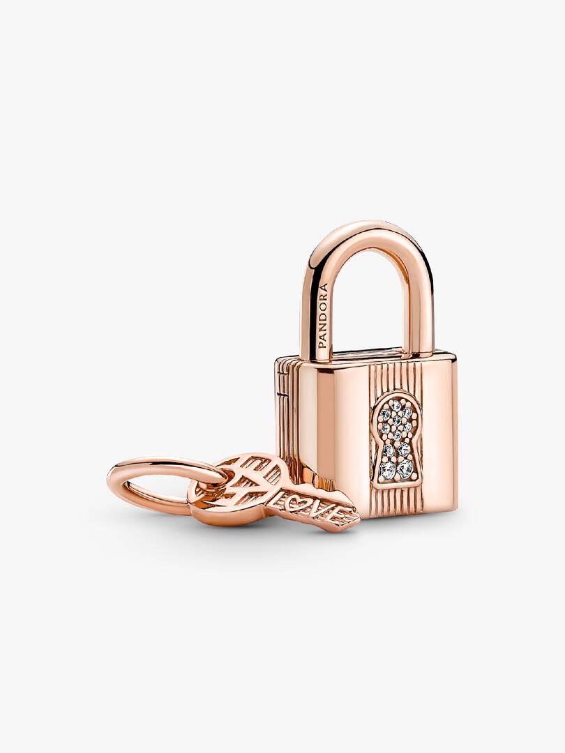 Charm colgante Candado y llave