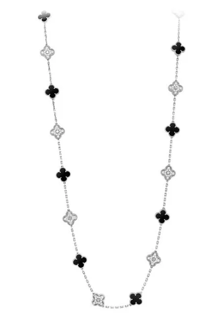 Collar 20 Motivos VCA NEGRO CON BRILLOS